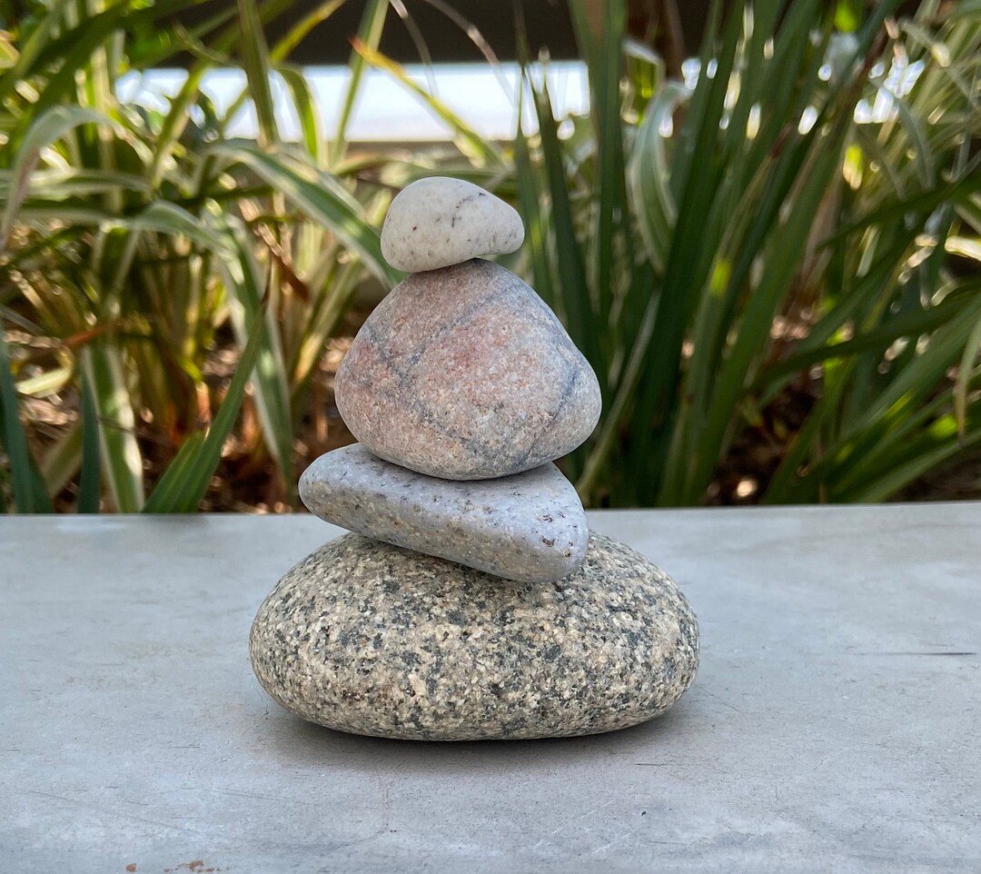 Balance Rocks Ocean Zen Balancing Rocks: Pacific Ocean Beach Stones, Set of 4 - Etsy
