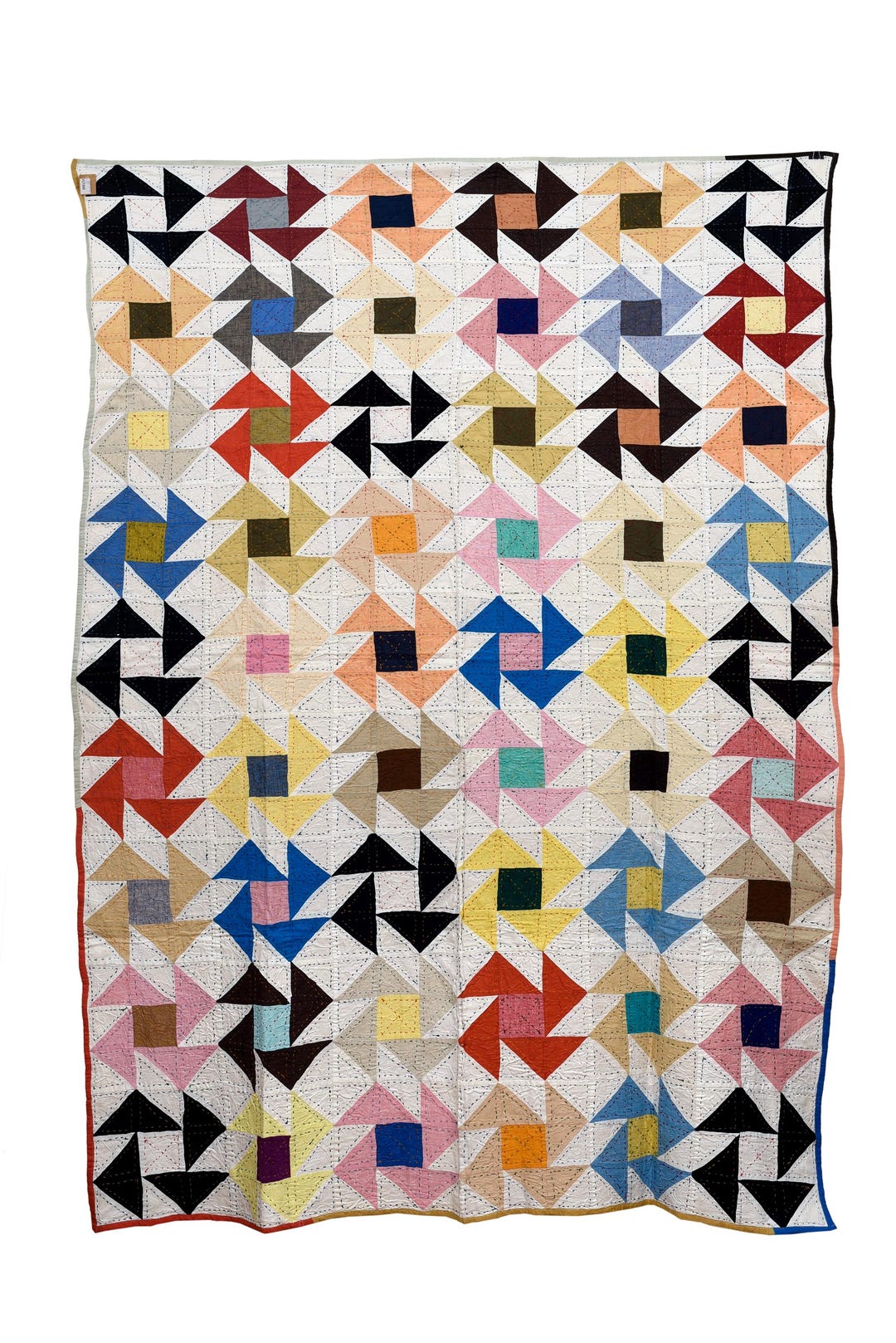 Upcycled Linen Patchwork Quilt | Handmade Sustainable Throw Blanket - Etsy