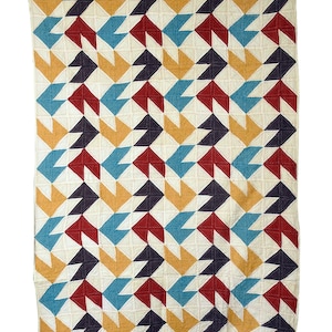 Handquiltad linnelapptäcke | (150 x 230 cm)