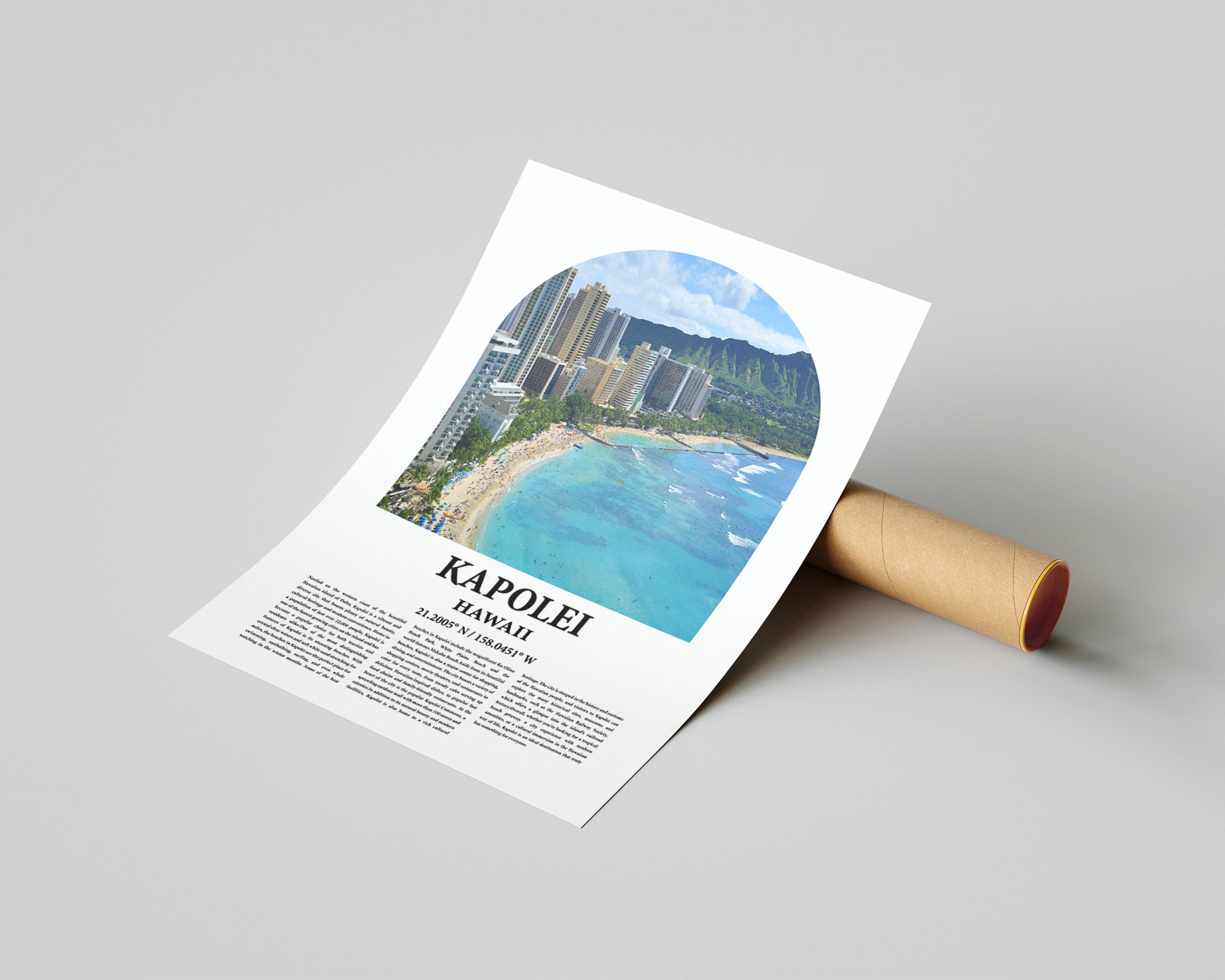 Kapolei Poster Inspired Newspaper, Kapolei Print, Kapolei Photo