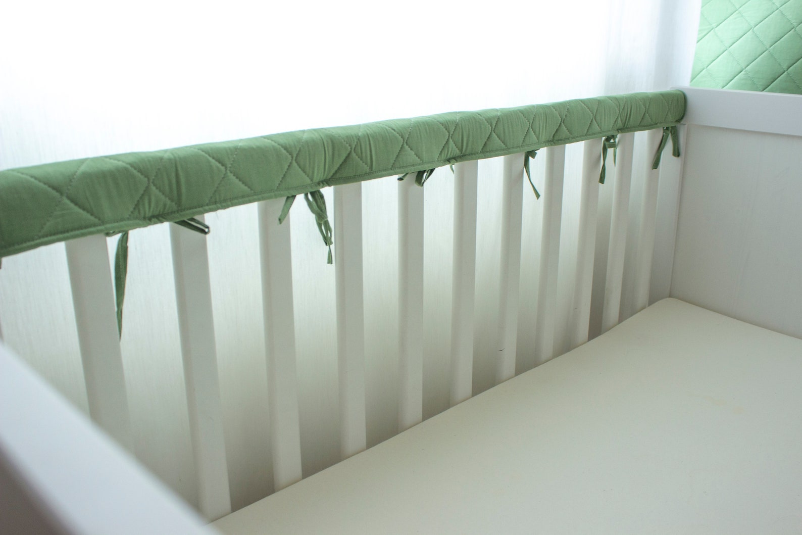 Baby Crib Rail Cover Protector Teething Padded Cot Cover Etsy
