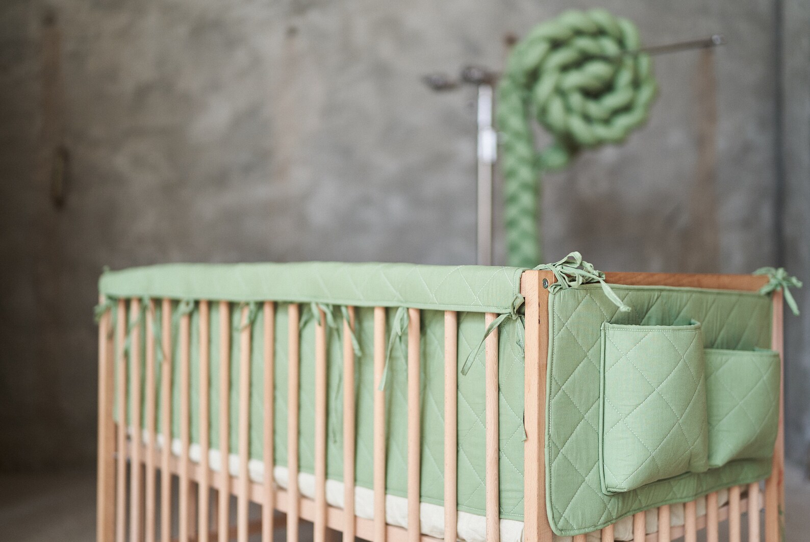 Baby Crib Rail Cover Protector Teething Padded Cot Cover Etsy