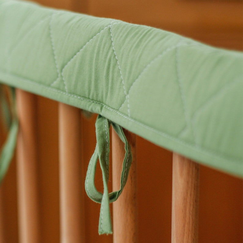Baby Crib Teething Guard Padded Rail Cover Protector Set Etsy