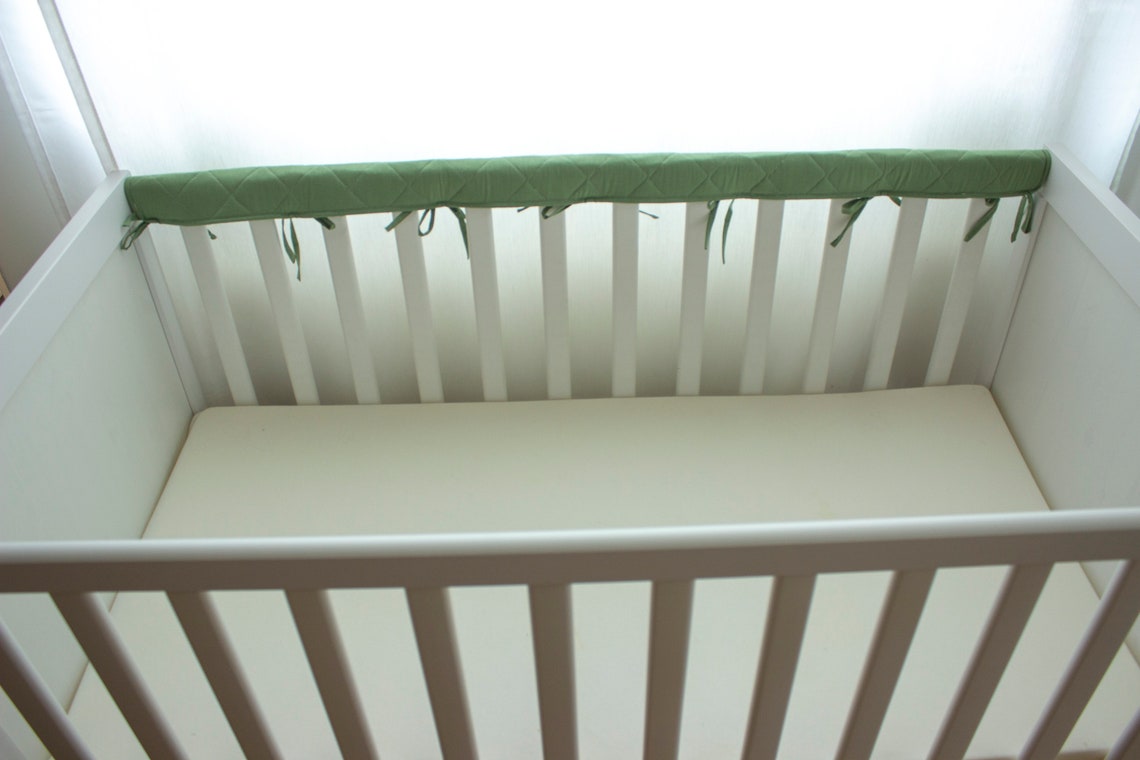 Baby Crib Rail Cover Protector Teething Padded Cot Cover Etsy