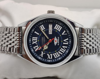 Vintage Citizen Automatic 8200 Japan Movement -Day/Date Men's Wrist Watch