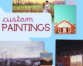 Custom Acrylic Canvas Painting—100% Handmade, No AI, Totally Bespoke!