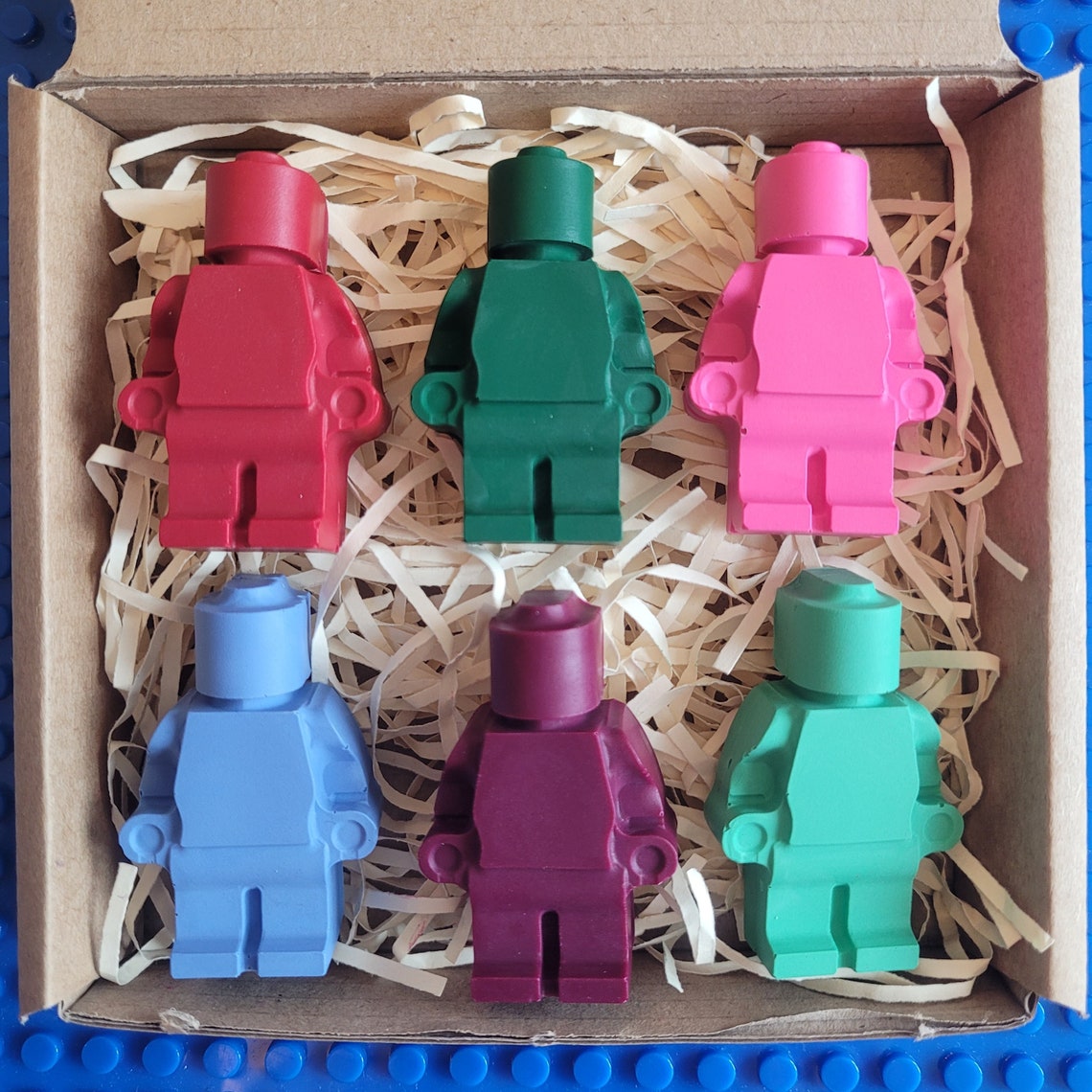 Handmade Large Lego men Crayons Perfect gift for Kids Etsy