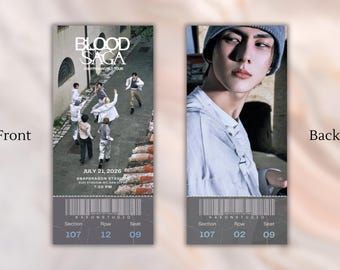Enhypen "Blood Saga" Stealer ver World Tour Ticket Momentos | Souvenir | Keepsake