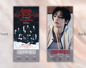 Customisable Stray Kids Tour Concert Ticket | DIGITAL DOWNLOAD - Etsy
