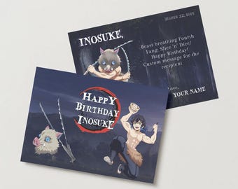 d.s - Inosuke Birthday Card