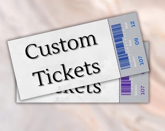 Custom Ticket Memento | Souvenir | Keepsake