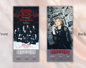 Stray Kids "dominATE" Tour Tickets v3 Momentos | Souvenir | Keepsake