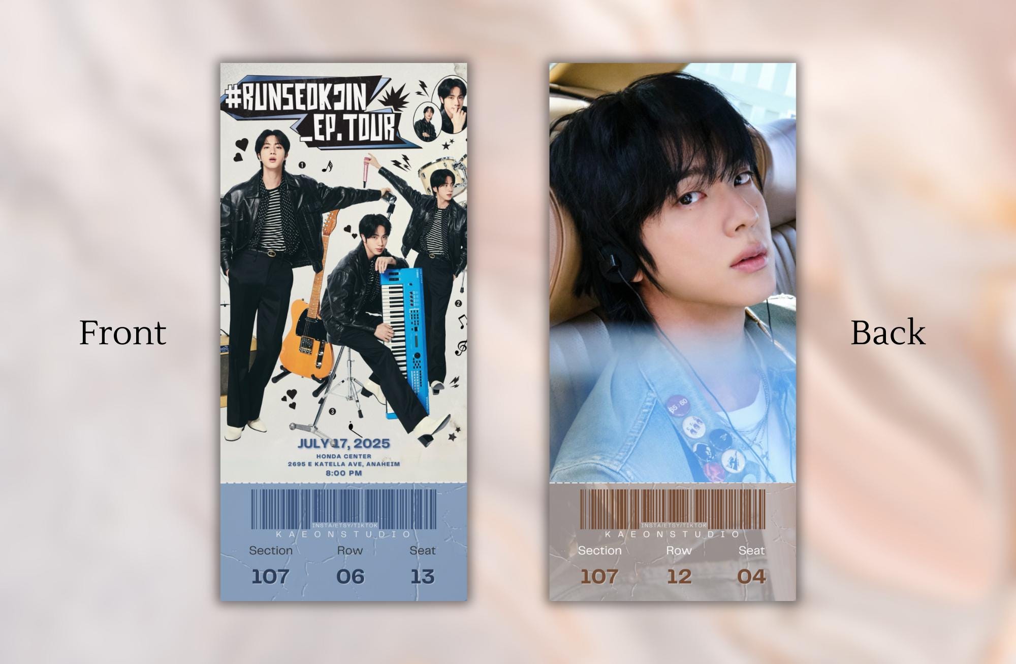 Runseokjin Tour - Etsy
