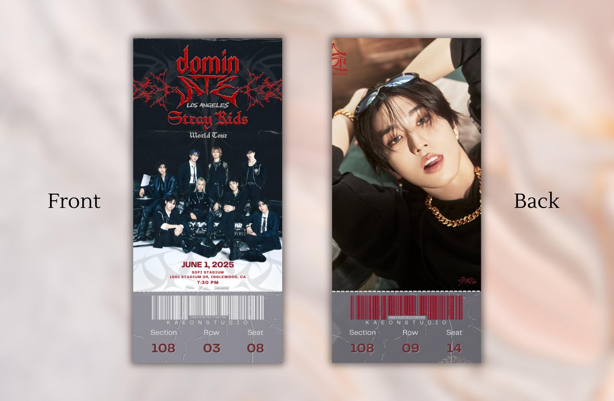 Straykids Dominate Tickets - Etsy