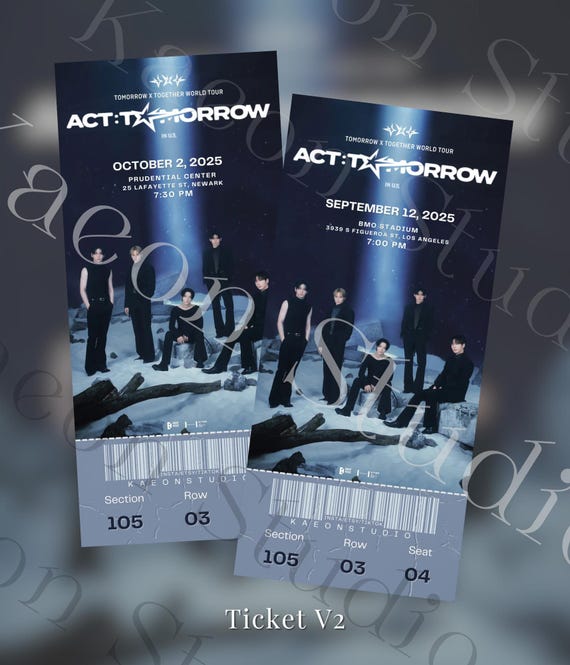 TOMORROW×TOGETHER/WORLD TOUR ACT:LOVE S… TOMORROW X TOGETHER's ACT : TOMORROW World Tour Date Kickoff