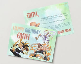 o.p ASL Pirates Birthday Card