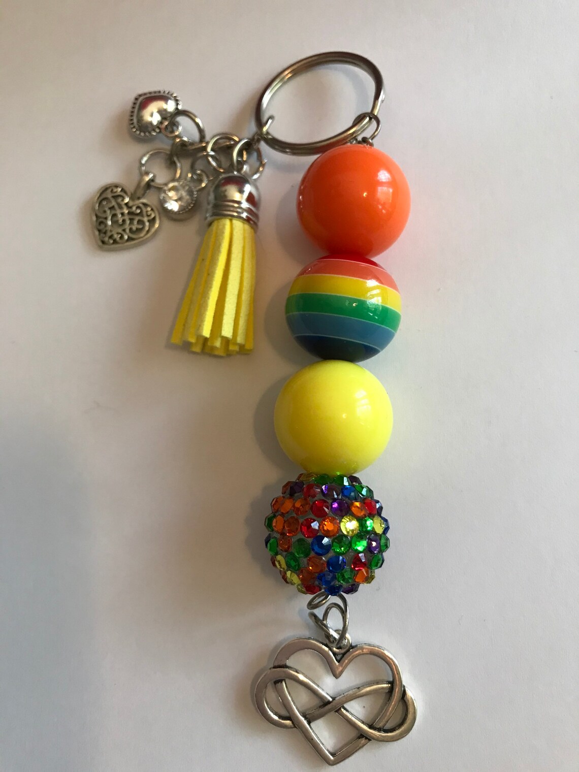 Bubblegum Bead Keychains bubblegum bead purse charms Etsy