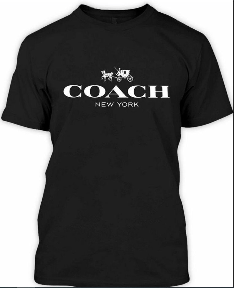Coach Newyork T Shirt Fashion Logo Tee Mens Casual O Neckt Etsy