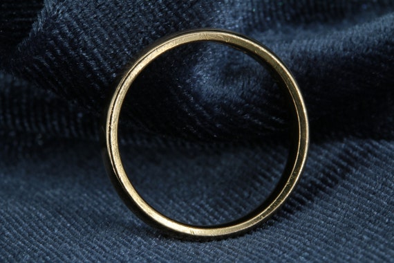 22ct Gold Wedding Ring Vintage,3mm,22k Yellow Gol… - image 6