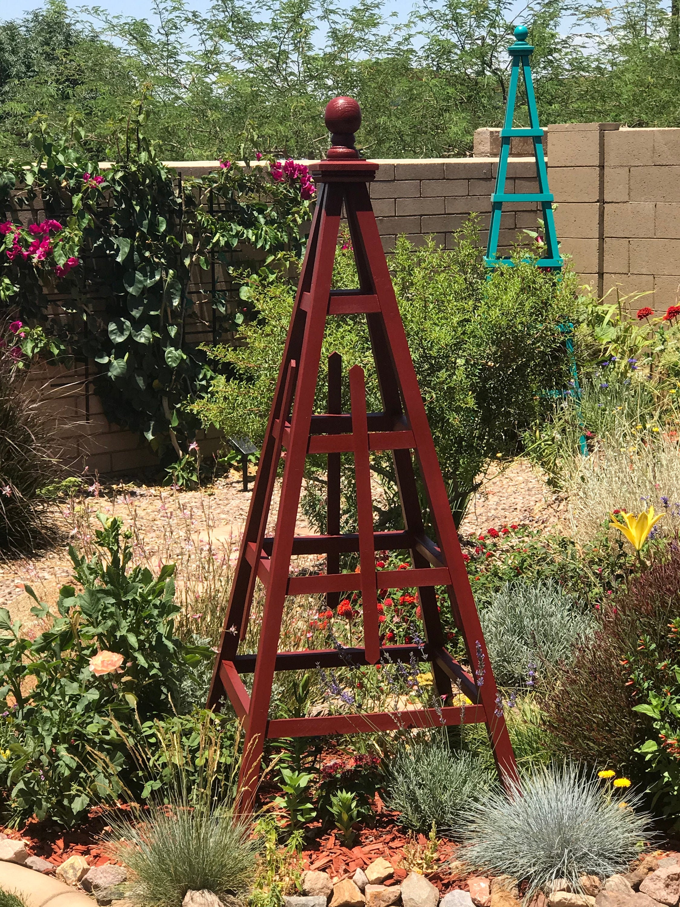 Garden Obelisk with FREE SHIPPING. This is our 5ft Etsy