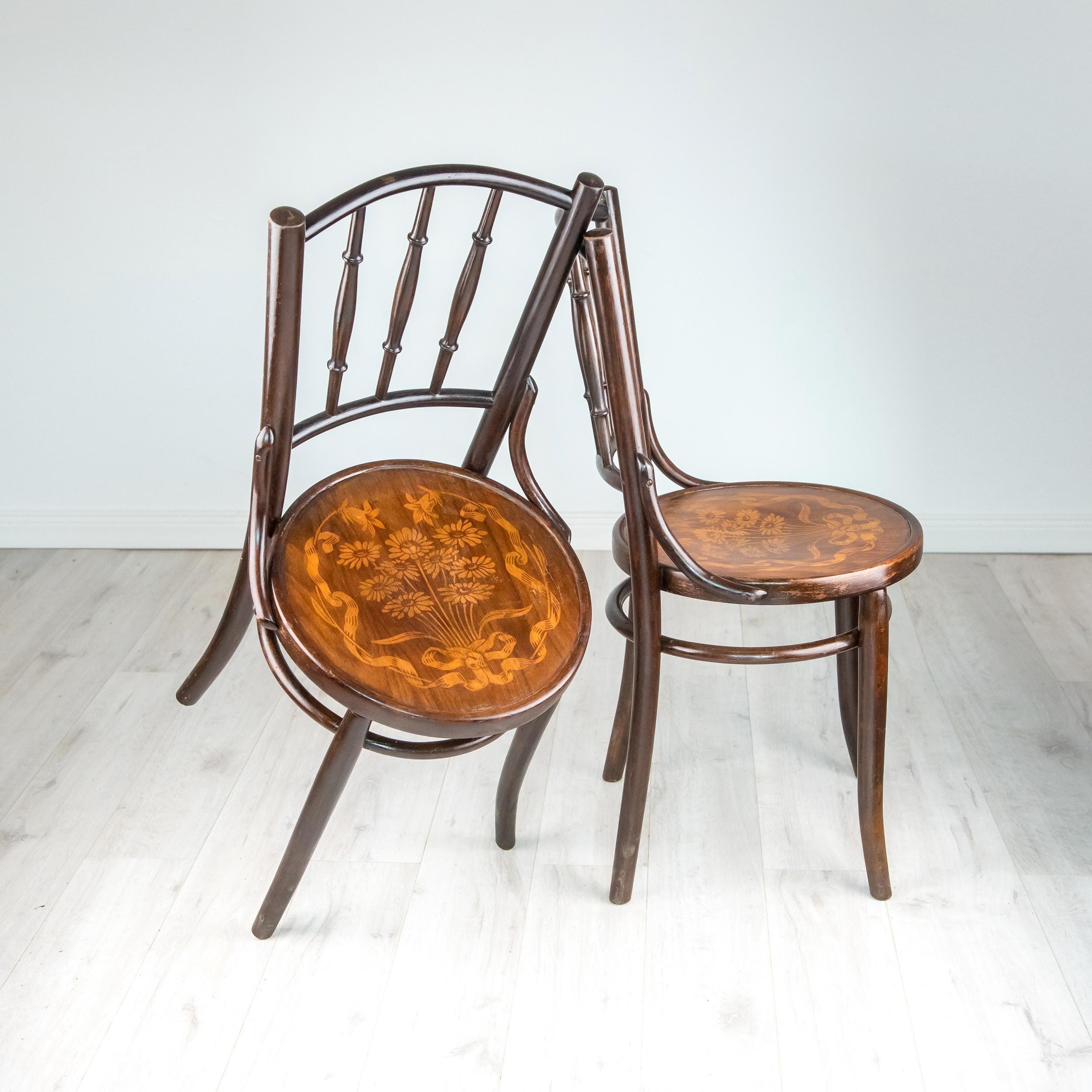 Thonet Bentwood Arm Chairs - Etsy