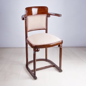 JJ Kohn/ Josef hoffmann chair/ bentwood chair black/ Thonet chair/ fledermaus chair/ art nouveau furniture/ restored chair