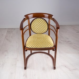 Thonet bentwood chair/ Josef hoffmann chair/ bentwood chair black/ thonet chair with arms/ Thonet bentwood armchair