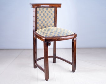 Fledermaus chair/ art nouveau furniture/Thonet chair/ bentwood chair black/ bentwood lounge chair/ vintage thonet chair