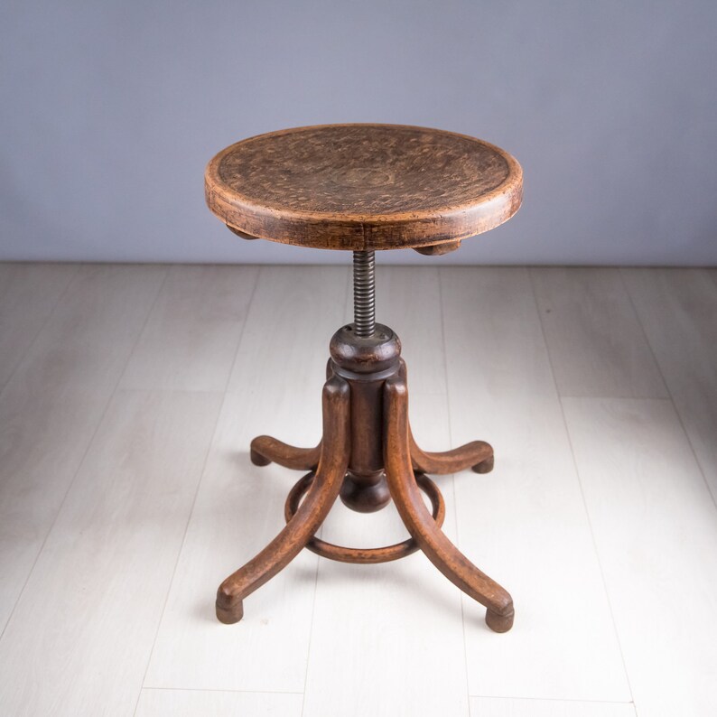 Thonet Piano Stool/ Thonet Bentwood Chair/ Josef Hoffmann - Etsy