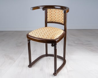 Thonet Fledermaus chair/ art nouveau furniture/Thonet chair/ bentwood chair black/ bentwood lounge chair/ vintage thonet chair