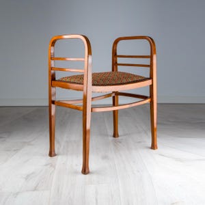 thonet stool/ Thonet bentwood chair/ Josef hoffmann chair/ thonet chair black/ art nouveau furniture/ Vintage Bentwood Chairs