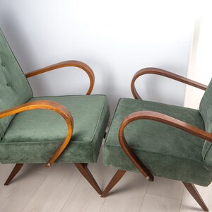 Mid century armchair/ halabala lounge chair/ mid century arm chair/art deco armchair/ 60s chair/ retro chair/ lounge armchair