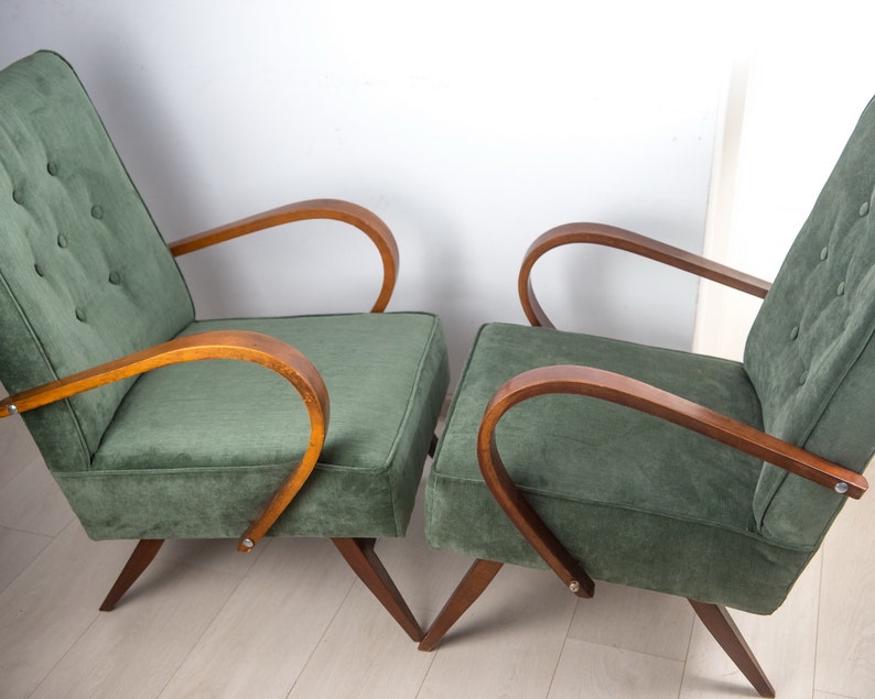 Mid century armchair/ halabala lounge chair/ mid century arm chair/art deco armchair/ 60s chair/ retro chair/ lounge armchair