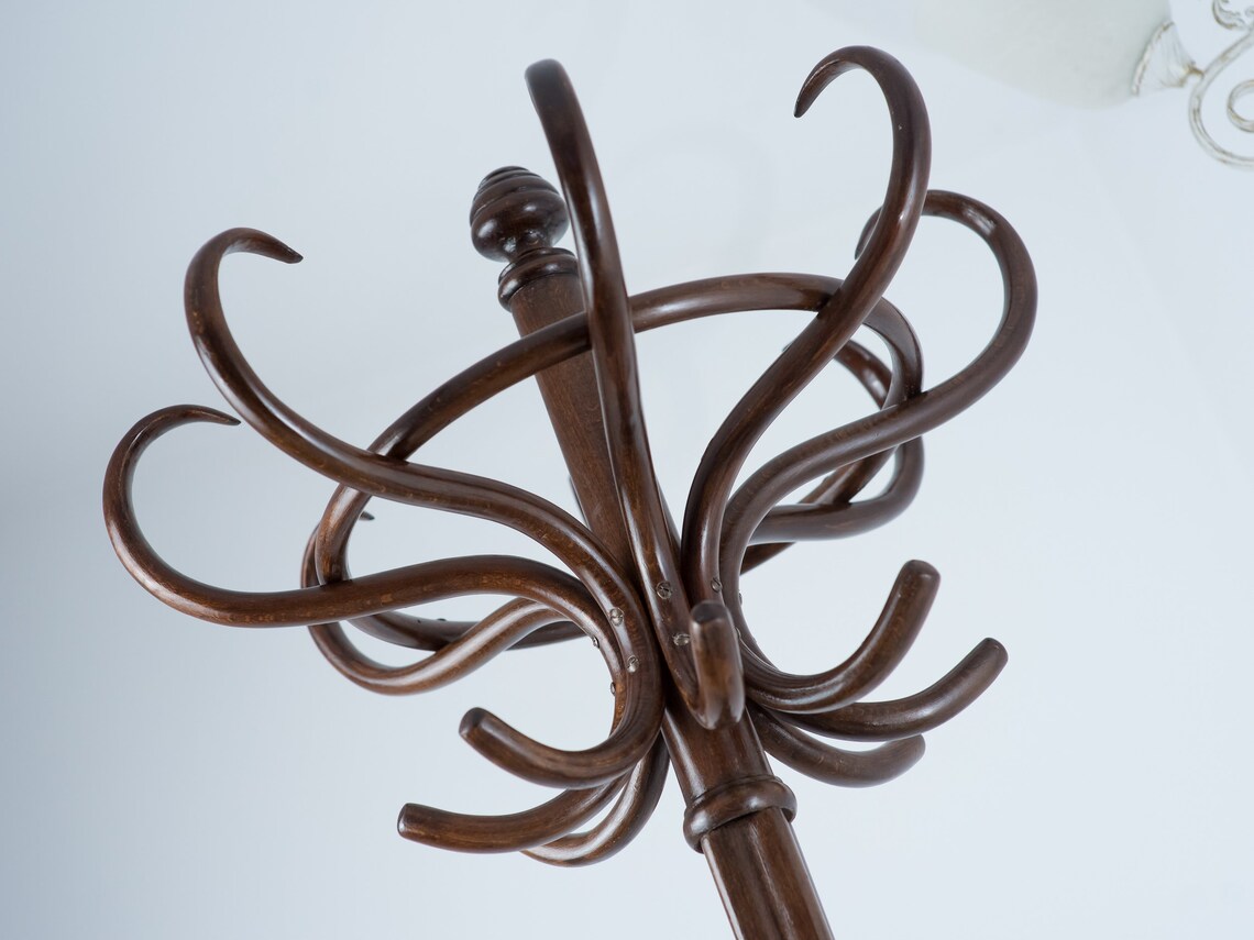 Antique Coat Rack/ Bentwood Wall Hooks/ Vintage Bent Etsy