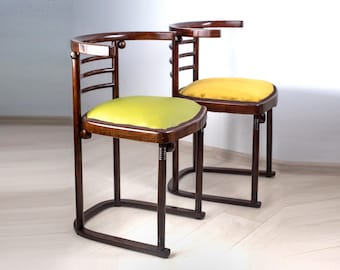 Fledermaus chair/ Thonet chair/ bentwood chair black/ bentwood lounge chair/ art nouveau furniture/ vintage thonet chairs