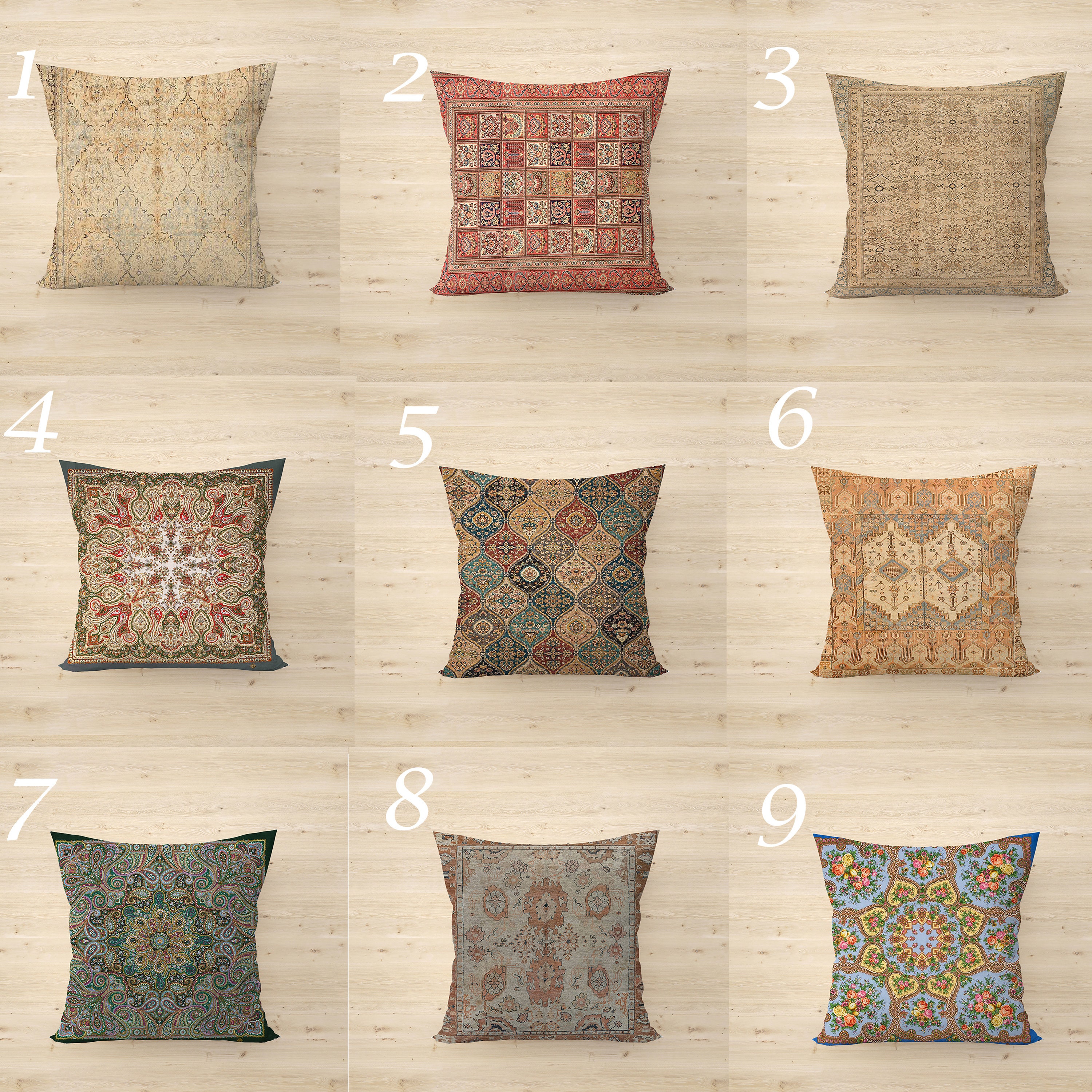Luxury H Throw Pillow Covers Boho Square Decorative Cushion Pillows fo –  Luxartier