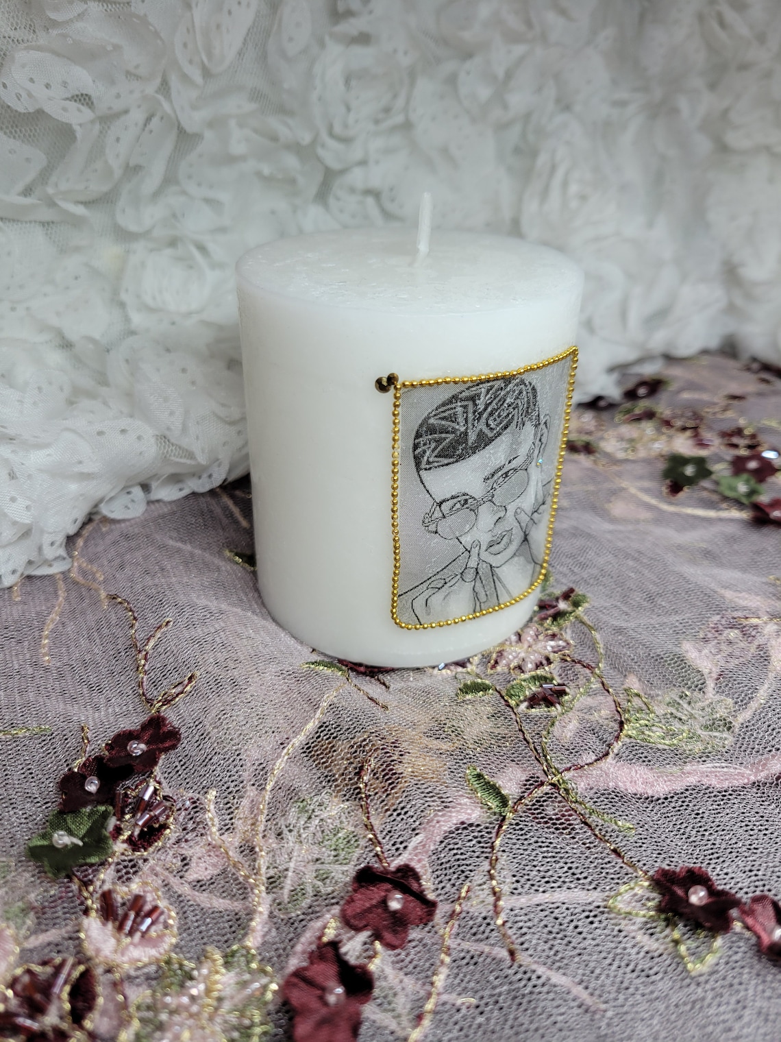 Bad Bunny Candle Unscented Candle Gift for Her Celerity Etsy