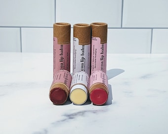 Cocoa Lip Balm (Single) |  Made with Organic Cocoa Butter | Plastic Free