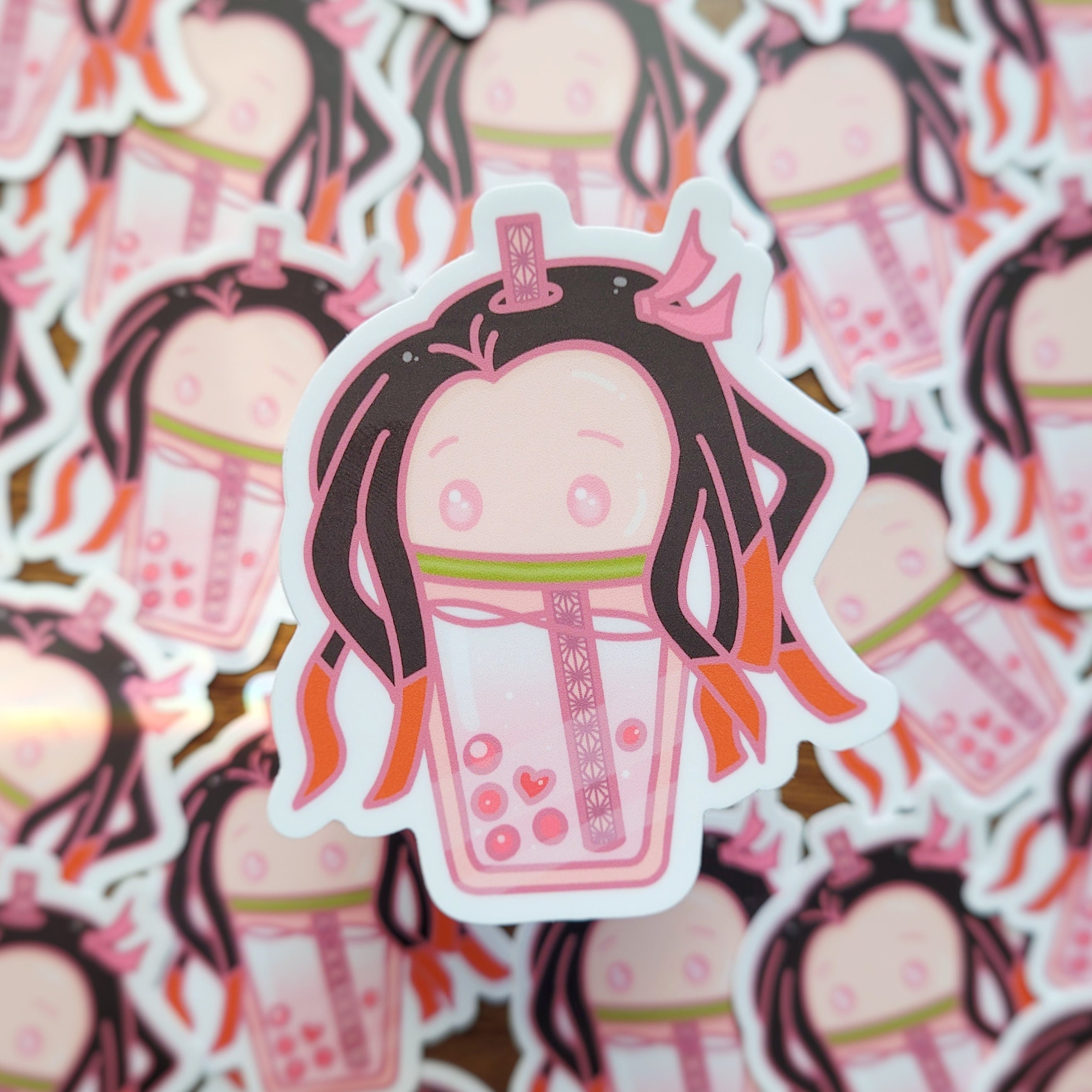 Anime Girl - Bookworm' Sticker