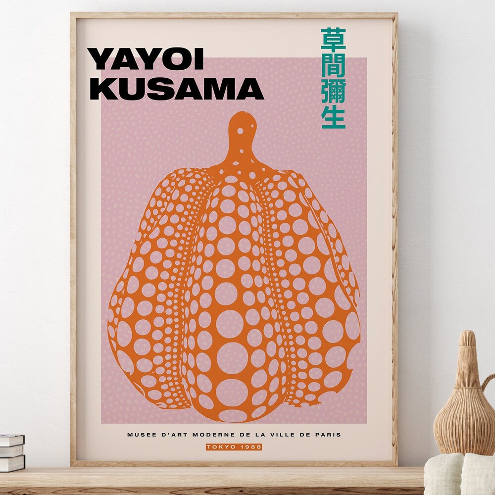 Yayoi Kusama Exhibition Poster