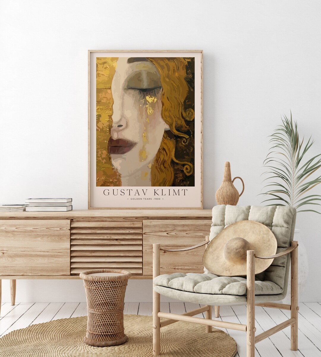 Gustav Klimt Golden Tears Print Gustav Klimt Art Nouveau Wall Art ...