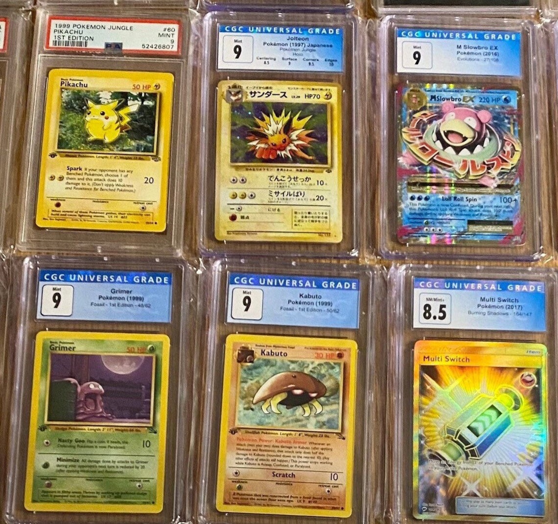 Pokémon Card Mystery Box Graded Card & Vintage 100 Etsy