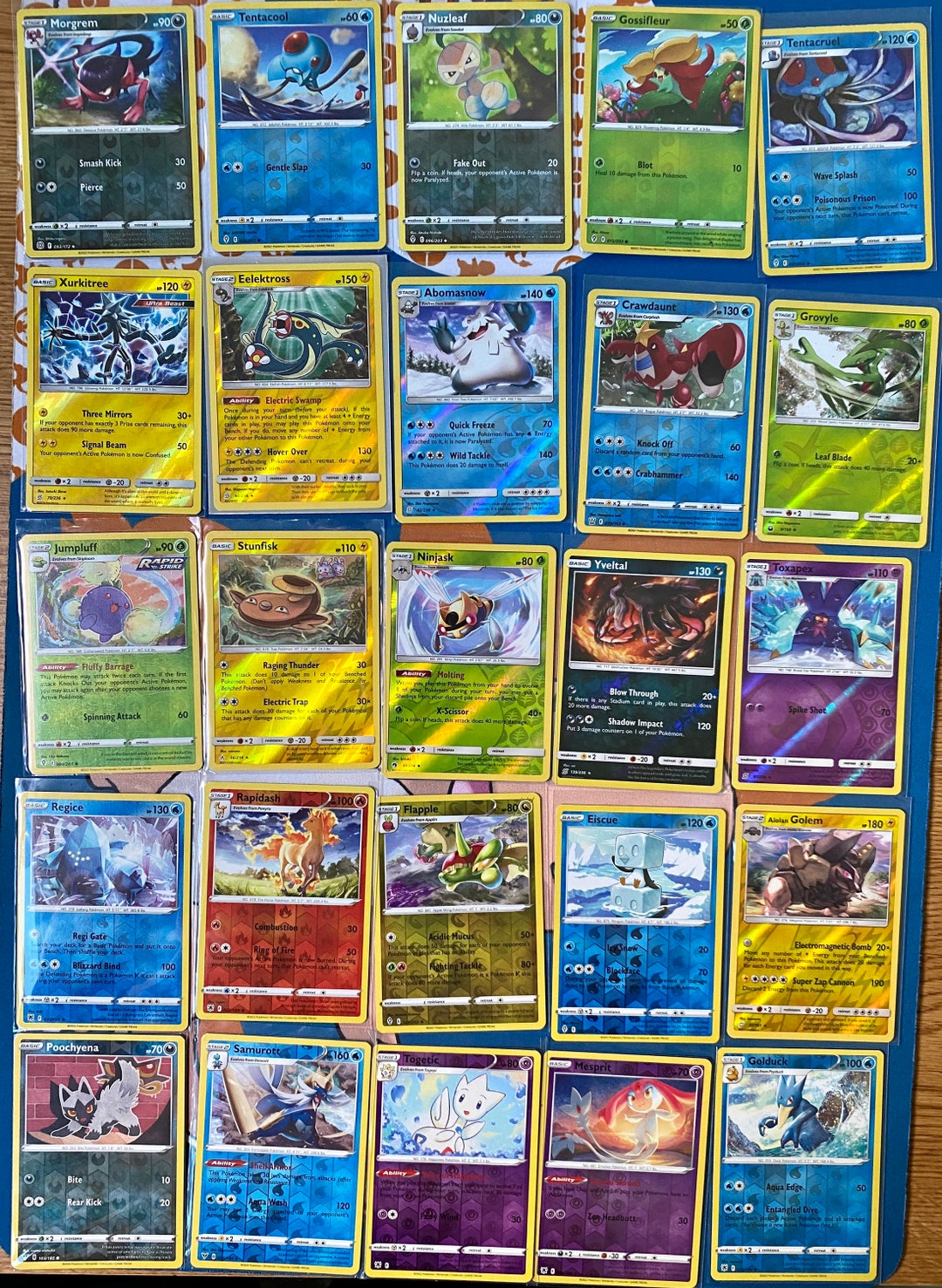 50 Pokémon Cards Bulk Lot FOR KIDS Perfect Gift Pokemoncards Pokemons