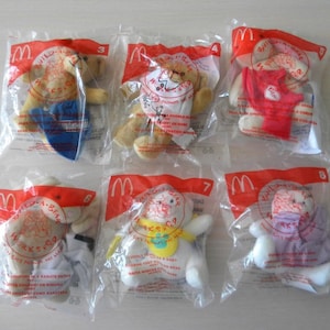 Vintage Build a Bear Workshop McDonalds Happy Meal Plush Toys 2008 You Choose