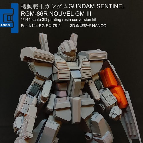 1/144 Rgm-86r Nouvel GM III 3D Printing Conversion Kit for Eg - Etsy