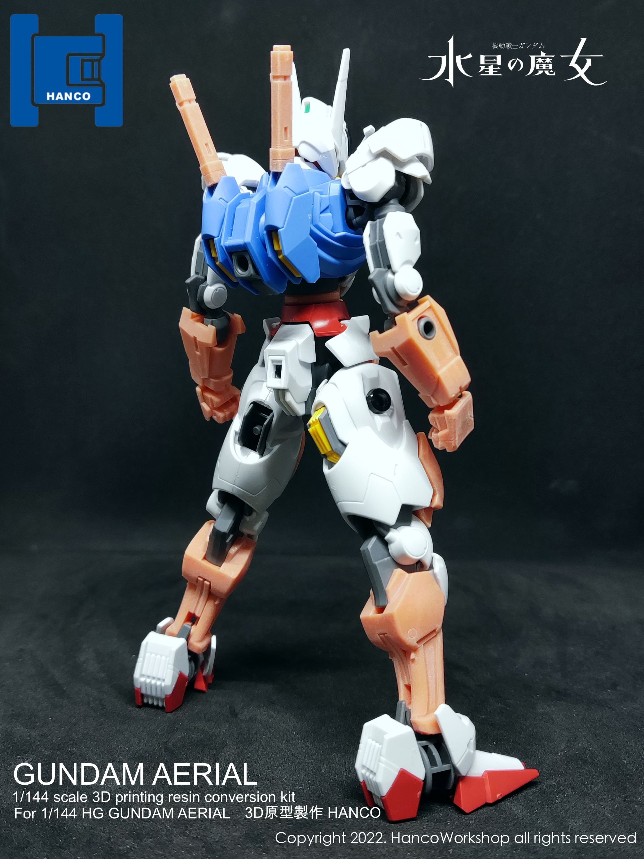 1/144 Gundam Aerial 3D Printing Conversion Kit for HG Gundam - Etsy