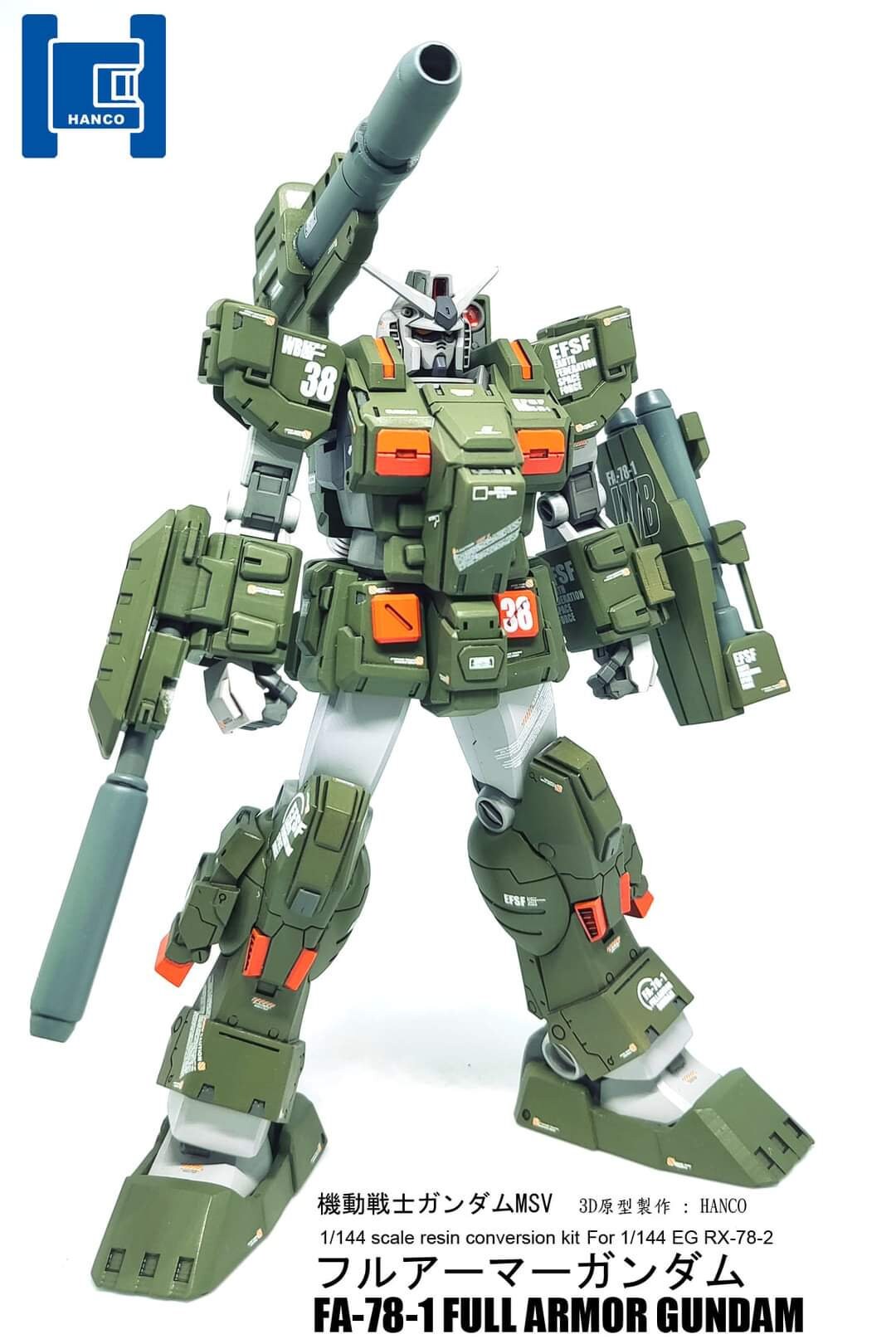 1 144 Eg Fa 78 1 Resin Conversion Kits Gundam Gunpla Etsy Hong Kong