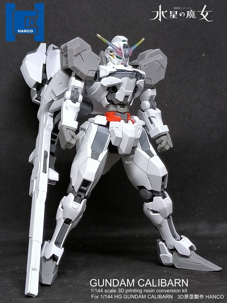 1/144 Calibarn 3D Printing Conversion Kit for HG Gundam Calibarn - Etsy