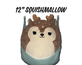 Squishmallow hammock, 12 inch squishmallow holder, squishmallow wall holder, stuffed animal wall holder, Holiday Gift