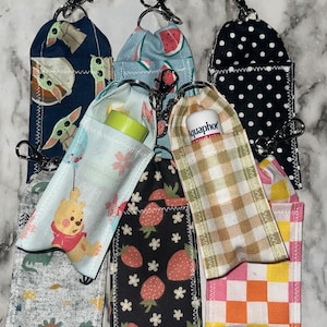 Lip Balm Keychain, Lip Balm Holder, Chapstick Holder, Chapstick Keychain